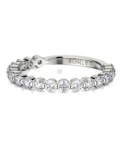 Michael M 18K White Gold Diamond Band