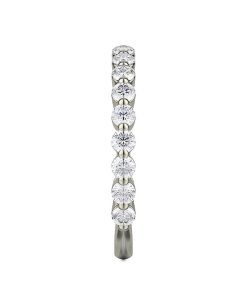 Michael M 18K White Gold Wedding Band