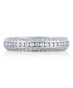 A.Jaffe Classic Diamond Wedding Band MRS235