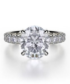 Oval Engagement Rings - Michael M R731-3