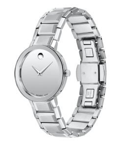 Movado 0607547 Sapphire Silver Mirror Dial Ladies Watch