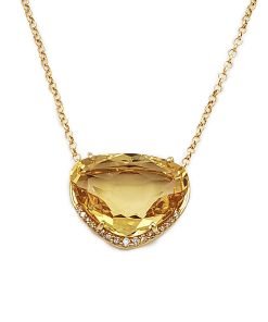 Vianna Brasil 18K Yellow Gold Citrine Necklace Y1210CIT.N2