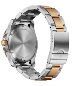 Swiss Army Maverick Large 241789 Blue Dial Two Tone Men's Watch