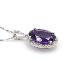 Amethyst Pendant Necklace
