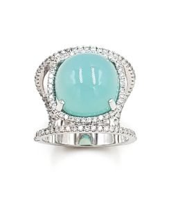 Blue Chalcedony Rings
