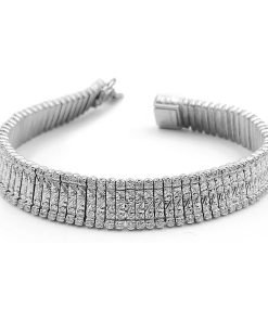 Roberto Coin 18K White Gold Diamond Bracelet 273488AWLBD0