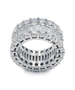 18K White Gold Diamond Anniversary Bands
