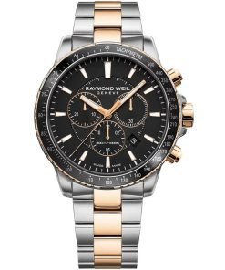 Raymond Weil Two-Tone Rose Gold Chronograph Men's Watch 8570-SP5-20001