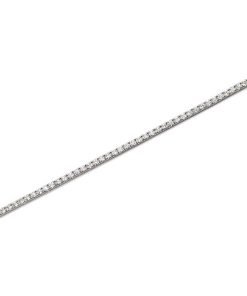 14K White Gold Diamond Tennis Bracelet for Women's