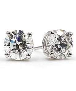 Diamond Stud Earrings F-G SI2 EGL USA