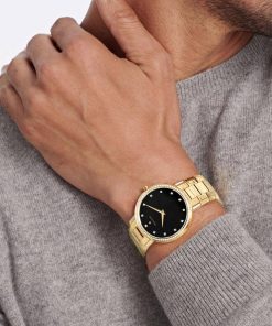 Movado Yellow Gold Diamond Watch 0607483
