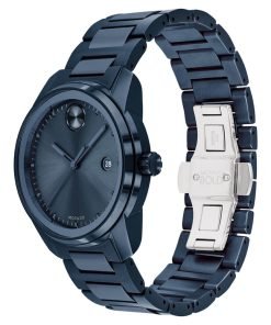 Movado BOLD Verso Blue Dial Blue Stainless Steel Bracelet 3600737