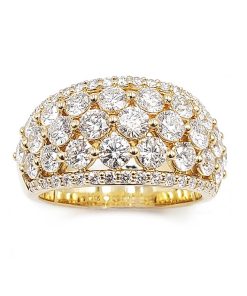 A.JAFFE 18K Yellow Gold Diamond Women's Ring WRC1411H/281