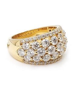 A.JAFFE 18K Yellow Gold Diamond Ring WRC1411H/281