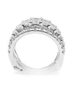 A.JAFFE 18K White Gold Anniversary Ring WRS1382/365