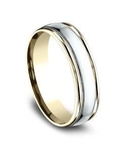 Benchmark Two Tone Men's Wedding Band CF1560814KWY