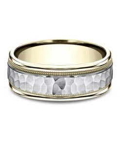 Benchmark 8mm two tone men's wedding band CF15830814KWY