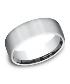 Men's White Gold Band Satin Finish CF71756114KW
