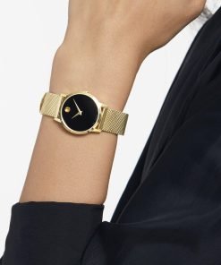 Movado Yellow Gold Ladies Watch 0607627