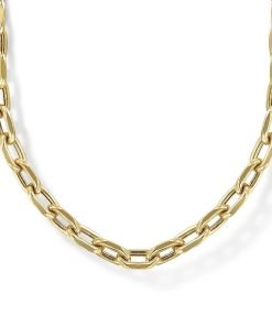Gabriel 14K Yellow Gold Link Hollow Chain Necklace NK7211H-17Y4JJJ
