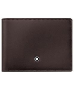 Montblanc Meisterstuck 6cc Brown Leather Wallet 114541