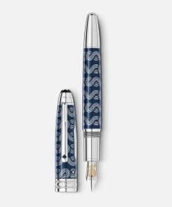 Montblanc Meisterstuck Around the World in 80 Days Solitaire LeGrand Fountain Pen 126353