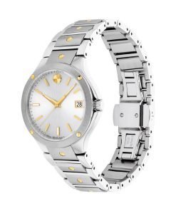 Movado SE Yellow Gold & Stainless Steel Women's Watch 0607516