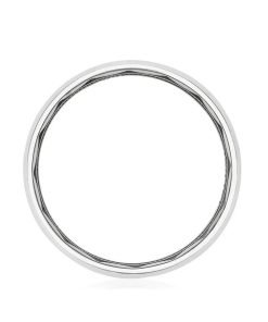 Tacori 18K White Gold Classic Rounded Men's Wedding Band 138-5W
