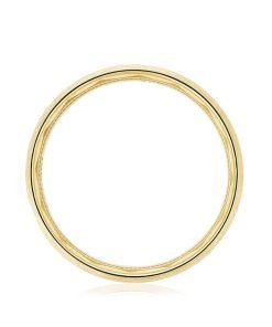 Tacori 18k yellow gold Classic Rounded Brushed Men's Wedding Band 138-7YB