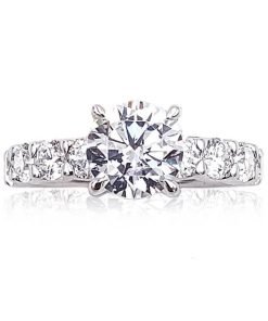 A.JAFFE 18K White Gold Engagement Ring MECRDD2521H/360