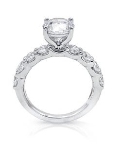 A.JAFFE 18K White Gold Diamond Engagement Ring MECRDD2521H/360