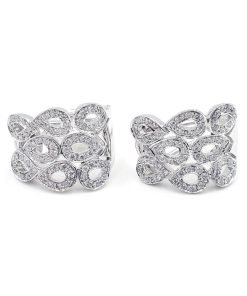 Diamond Huggie Earrings