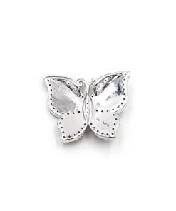 14k white gold Butterfly pendant