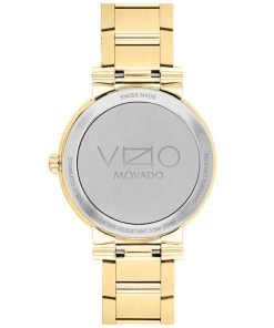 Movado Vizio Yellow Gold PVD & Stainless Steel Women's Watch 0607636