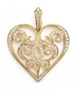 Chad Allison 18K Yellow Gold Diamond Pendant