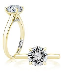 A.JAFFE Solitaire Round Center Engagement Ring MECRD2543/208