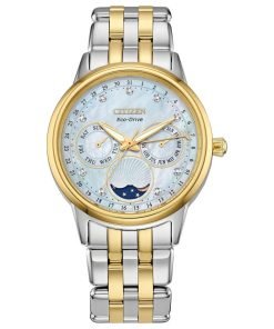 Citizen Calendrier 37mm Two Tone Stainless Steel Women's Watch FD0004-51D