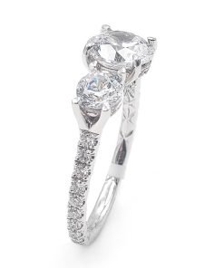 A.JAFFE Three Stone Engagement Ring MECXRD2380Q/299