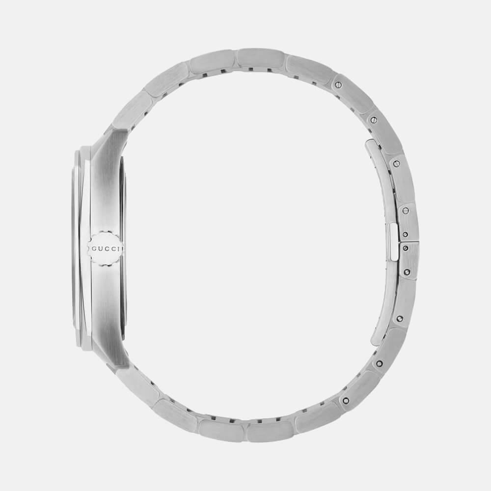 Gucci GG2570 41MM Dark Blue Dial Stainless Steel Bracelet Men's Watch YA142303