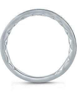 A.JAFFE Milgrain Edge Diamond Wedding Band MR2194Q/12