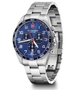 Swiss Army Chrono Blue Dial Stainless Steel Men's Watch 241901