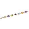 Multicolor Gemstone Bracelet in 14K Yellow Gold