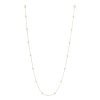 14K Yellow Gold 2 Pointer 14 Section 18" Diamond Necklace N4964Y2-18