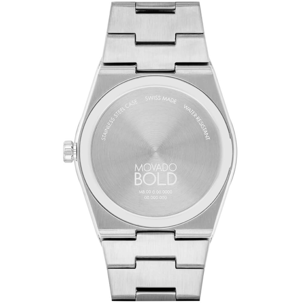 Movado BOLD Quest Blue Dial Stainless Steel Bracelet Watch 3601221