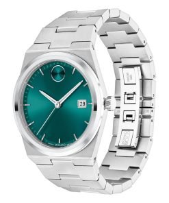 Movado BOLD Quest Green Dial Watch 3601222