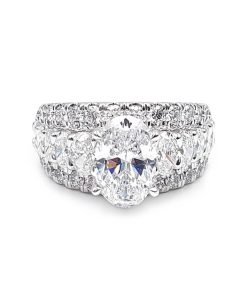 A.JAFFE Oval Center Engagement Ring MESOV2749/480B