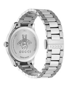 Gucci G-Timeless 38mm Bee Motif Stainless Steel Ladies Watch YA1264126