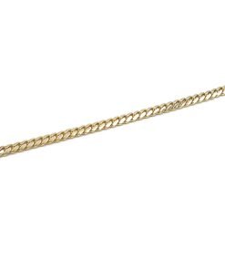 Estate Solid 14K Yellow Gold Cuban Link Chain Bracelet 6.25" 6.00mm