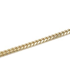 Estate Solid 14K Yellow Gold Cuban Link Chain Bracelet 6.25" 6.00mm