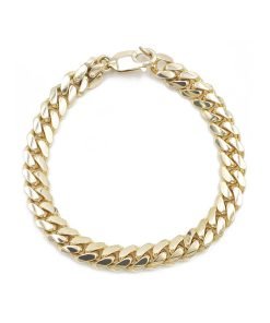 Estate Solid 14K Yellow Gold Cuban Link Chain Bracelet 6.25" 6.00mm